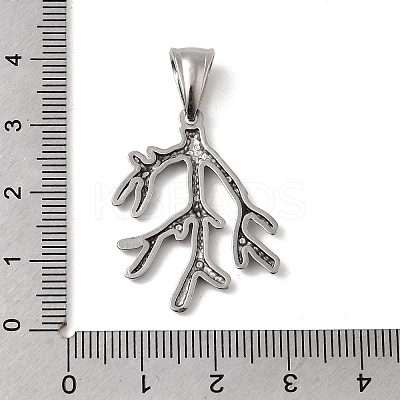 304 Stainless Steel Pendant Rhinestone Settings STAS-B167-13A-P-1