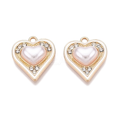 Rack Plating Alloy Rhinestone Pendants FIND-N005-19E-1