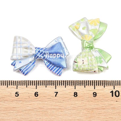 Printed Opaque Acrylic Beads MACR-B838-02-1