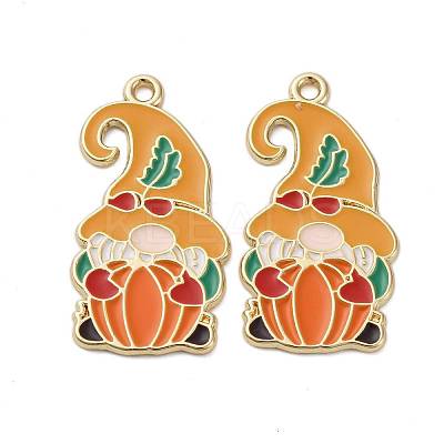 Thanksgiving Day Alloy Enamel Pendants ENAM-V002-02H-G-1