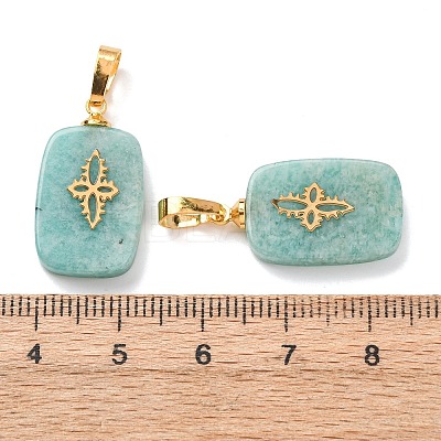 Natural Amazonite Pendants G-G461-07G-08-1