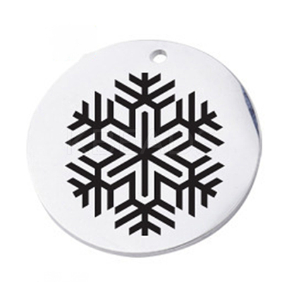 Christmas 304 Stainless Steel Pendants FIND-CJC0003-07D-1