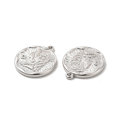 Non-Tarnish 304 Stainless Steel Pendants LS-STAS-B032-10P-1