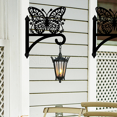 Iron Hanging Plant Hanger Bracket HJEW-WH0095-038-1