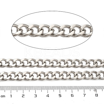 304 Stainless Steel Curb Chains CHS-A016-20P-A-1