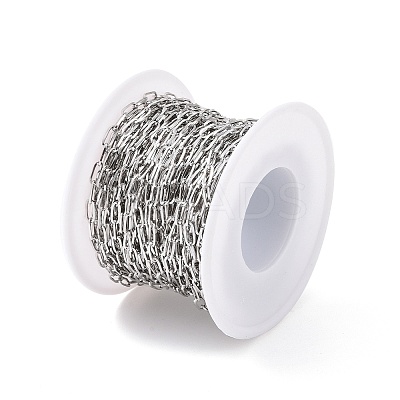Tarnish Resistant 304 Stainless Steel Cable Chains CHS-C002-03P-05-1