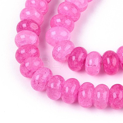 Glass Beads Strands GLAA-N059-5x8mm-25-1