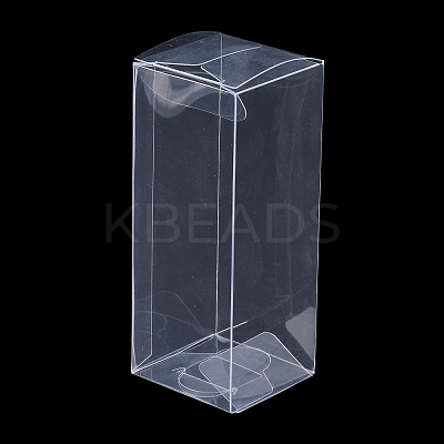 Rectangle Transparent Plastic PVC Box Gift Packaging CON-F013-01N-1