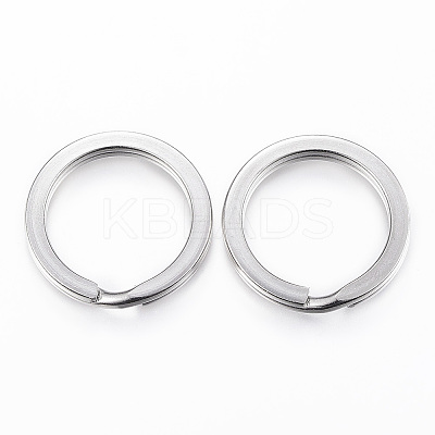 Tarnish Resistant 304 Stainless Steel Split Key Rings LS-STAS-P177-1.5x15mm-P-1