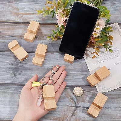 Wood Mobile Phone Holders AJEW-WH0312-70-1
