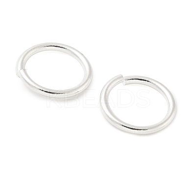Brass Open Jump Rings KK-M165-9mm-01S-RS-1