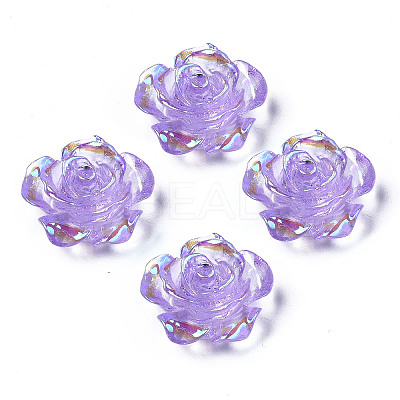 Transparent Resin Cabochons CRES-N030-001B-01-1