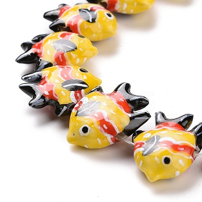 Handmade Porcelain Beads X1-PORC-G002-54A-1