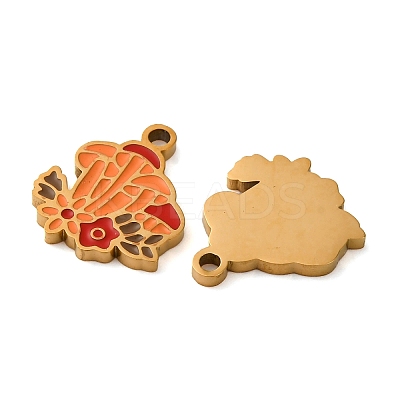 304 Stainless Steel Pendants STAS-CJC0016-03H-G-1