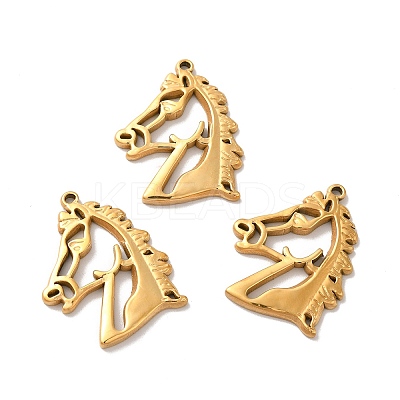 Ion Plating(IP) 304 Stainless Steel Pendants STAS-Q001-32G-1