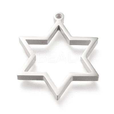 Non-Tarnish 304 Stainless Steel Open Back Bezel Pendants LS-STAS-K208-12P-A-1
