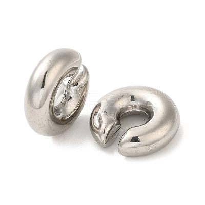 Non-Tarnish 304 Stainless Steel Ear Cuff Findings STAS-O006-07A-P-1