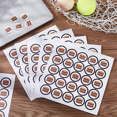 PVC Plastic Waterproof Stickers LS-DIY-WH0386-18D-1