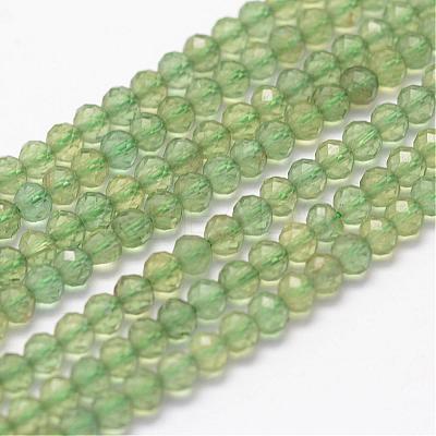 Natural Green Apatite Beads Strands G-F460-58-1