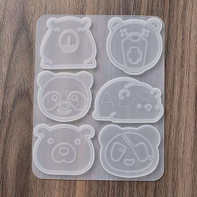 Animal Hair Clips Cabochon Silicone Molds LS-DIY-Q033-03C-1