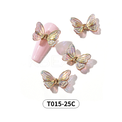 3D Electroplated Resin Cabochons LS-MRMJ-T015-25C-1