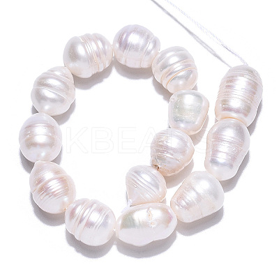 Natural Cultured Freshwater Pearl Beads Strands PEAR-N012-11B-1