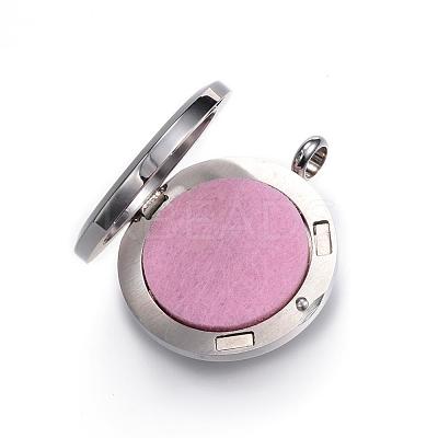 316 Surgical Stainless Steel Diffuser Locket Pendants STAS-H342-57P-1