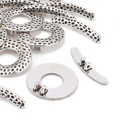 Tibetan Style Alloy Toggle Clasps LS-LF10975Y-NF-1