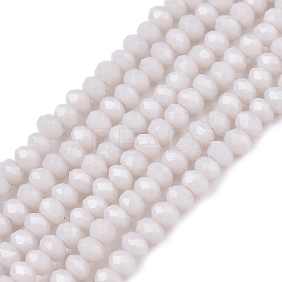 Opaque Solid Color Imitation Jade Glass Beads Strands EGLA-A044-P1mm-D19-1