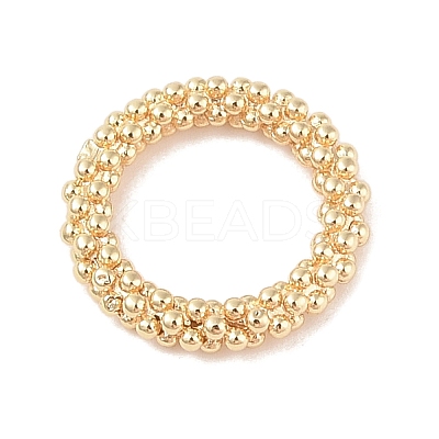 Brass Closed Jump Rings KK-S369-02G-03-1