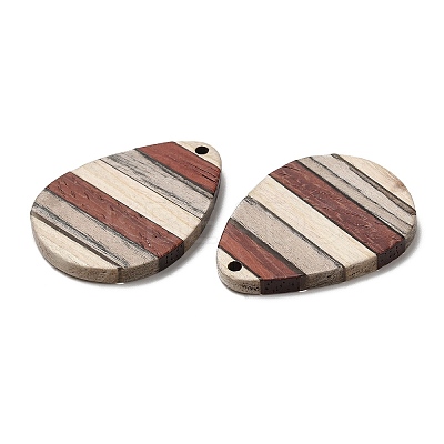Wenge Wood & Sandalwood & White Ash Pendants WOOD-F013-06-1