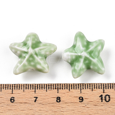 Handmade Porcelain Beads PORC-N008-09I-1