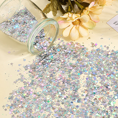 60G Laser Shining Nail Art Glitter MRMJ-SC0001-50-1