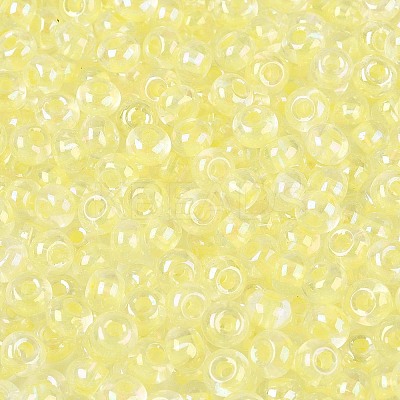 FGB Inside Colours Transparent Glass Seed Beads SEED-T009-01I-1
