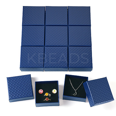Rhombus Textured Cardboard Gift Storage Boxes CON-TAC0010-03B-02-1