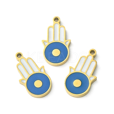 Ion Plating(IP) 304 Stainless Steel Manual Polishing Charms STAS-C075-33G-1