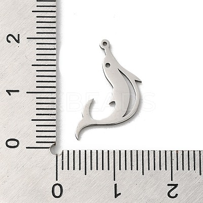 Non-Tarnish 201 Stainless Steel Pendants LS-STAS-E206-04P-02-1