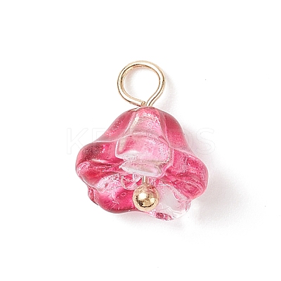 Electroplate Glass Pendant PALLOY-TA00009-1