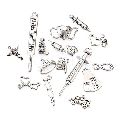 Tibetan Style Zinc Alloy Pendants TIBEP-TA0002-36AS-RS-1