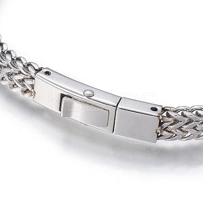 1Pc 304 Stainless Steel Mesh Bracelets BJEW-DJ0001-67-1