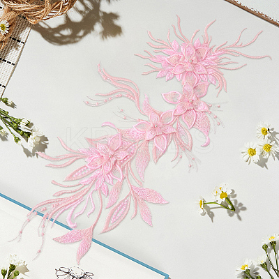 Computerized Embroidery Polyester Ornament Accessories DIY-WH20063-032C-1