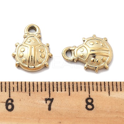 PVD Vacuum Plating 304 Stainless Steel Charms STAS-R130-15G-1