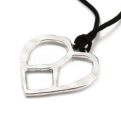 Alloy Pendant Necklaces LS-NJEW-K261-09E-AS-1