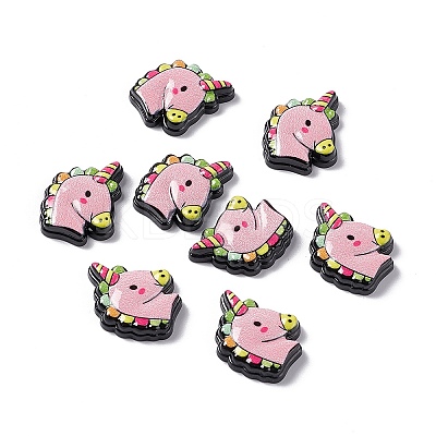 Opaque Resin Cabochons RESI-C027-05A-1