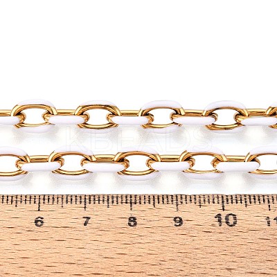 304 Stainless Steel Enamel Cable Chains CHS-ZX006-06A-1