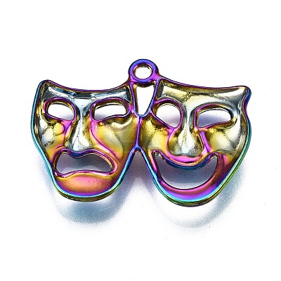 Alloy Comedy and Tragedy Pendants PALLOY-N163-047-NR-1