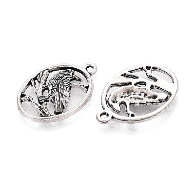 Tibetan Style Alloy Pendants TIBE-N014-08AS-1