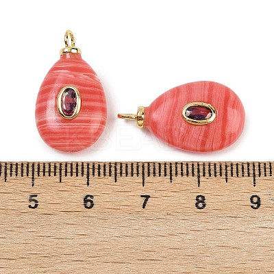 Synthetic Rhodochrosite Pendants KK-B157-42D-05-1