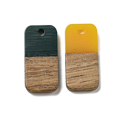Resin & Walnut Wood Pendants RESI-XCP0002-16I-1