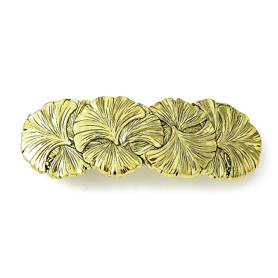 Ginkgo Leaf Alloy Hair Barrettes OHAR-C010-01AG-1